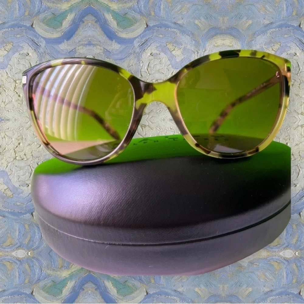 Ralph Lauren RA5160 1116/14 57. 17 13 New Brown Snakeskin Print/Gold Sunglasses